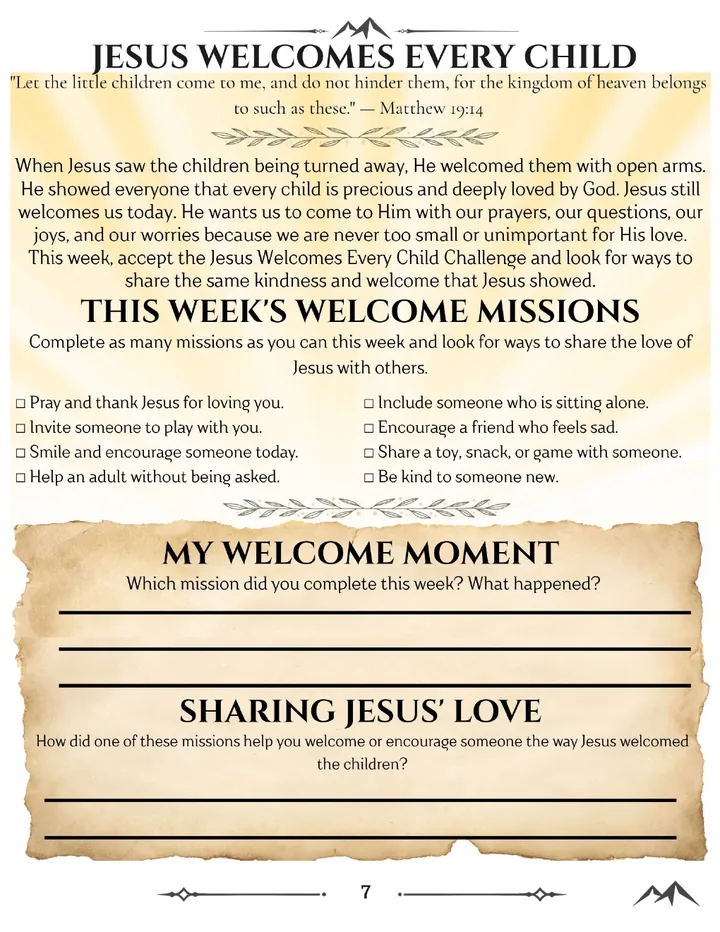 Actual faith mission page